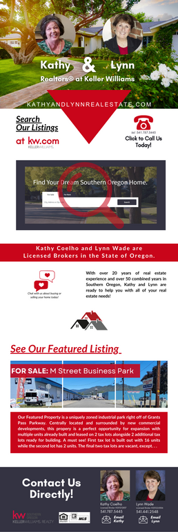 Work sample of landing page design for real estate client by Aoifae Fawn